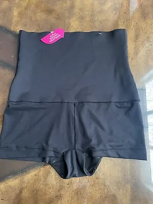 Flexees Maidenform High Waist Boyshort Panties Underwear Shaping Cool Comfort XL • $18