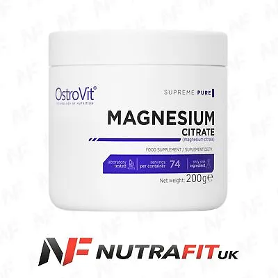 £9.99 • Buy OSTROVIT MAGNESIUM CITRATE SUPREME PURE Mineral Fatigue Reduction Powder 200g