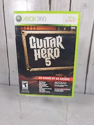 $20.69 • Buy Guitar Hero 5 Microsoft XBOX 360 Game Complete!