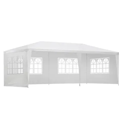 Instahut Gazebo 3x6 Outdoor Marquee Side Wall Party Wedding Tent Camping White • $104.33