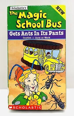 THE MAGIC SCHOOL BUS ANTS IN ITS PANTS Caution Ants At Work VHS Home Video Tape • $10.99