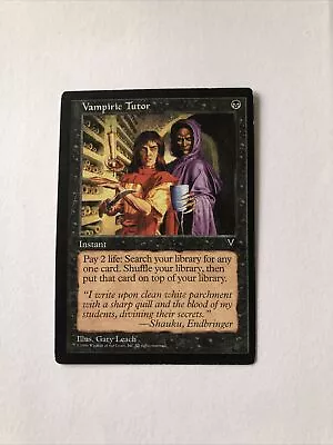 MTG Vampiric Tutor Visions 72/167 Regular Rare • $40