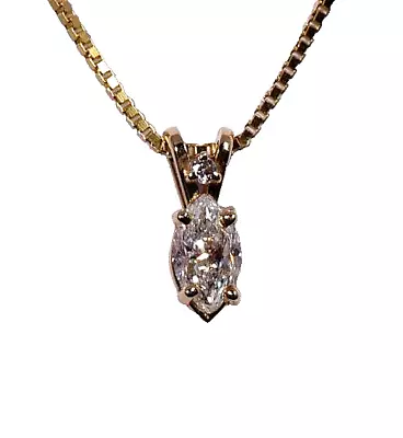 .48 Ct.  H  Si 1  E G L USA Certified Natural Diamond 14k Pendant • $1099