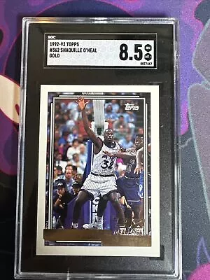 1992 Topps Gold Shaquille O’Neal SGC 8.5 • $0.99