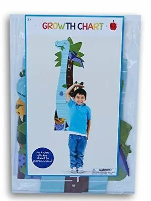 $7.98 • Buy Dinosaur Growth Chart For Children ~ Hanging Wall Chart To Measure Kids Height