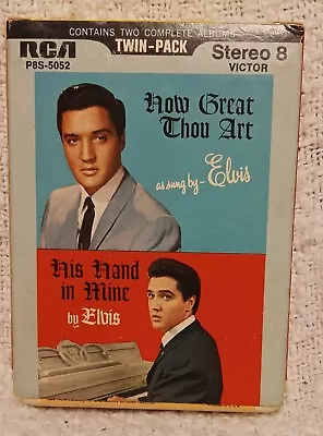 Elvis 8 Trk Twin Pack How Great Thou Art His Hand In Mine Aaron Smith Collection • $150