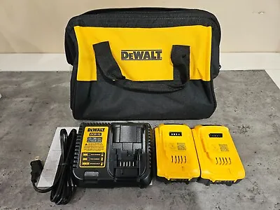 New DeWalt Starter Kit - 13  Bag 2 - 5AH XR Batteries 2023 DCB115 Charger • $114.99