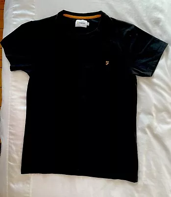 Farah Size M Black T Shirt. VGC. • £6