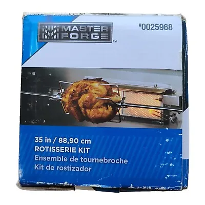 Master Forge 35   Universal Barbecue Grill Rotisserie Kit #0025968 New Open Box  • $69.69