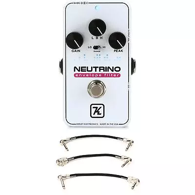 Keeley Neutrino V2 Envelope Filter Pedal With 3 Patch Cables • $187