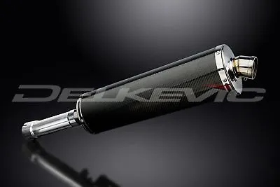 Delkevic 18  Carbon Fiber Oval Muffler - BMW F650GS F700GS F800GS Exhaust • $309.99