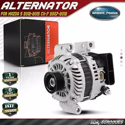 Alternator For Mazda 5 2012 2013 2014 2015 CX-7 2007-2012 110A 12V CW 6-Groove • $175.99