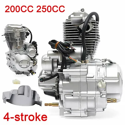 200cc-250cc 4-Stroke ATV Dirt Bike Engine CG250 Manual 5-Speed Transmission • $284.05