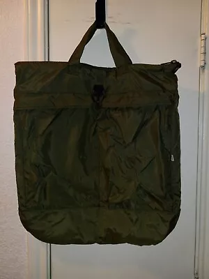 Preowned Flying Circle Military Green Helmet Bag In Excellent Condition • $49.99