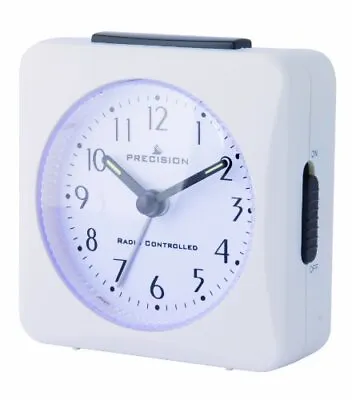 Precision PREC0050 Radio Controlled Alarm Clock White • £14.93