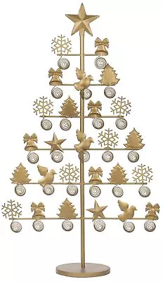 Red Co. 27.5  Tall Decorative Christmas Tree Card & Photo Holder Tabletop Dis... • $92.18