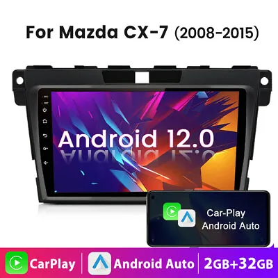 Android 12.0 Car GPS Radio Player Wifi Stereo CarPlay For MAZDA CX-7 2008-2015 • $139.99