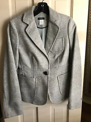 J Crew Herringbone Jacket-robert Noble Scottish Wool Blazer-sz: 0-nwot! • $89.95