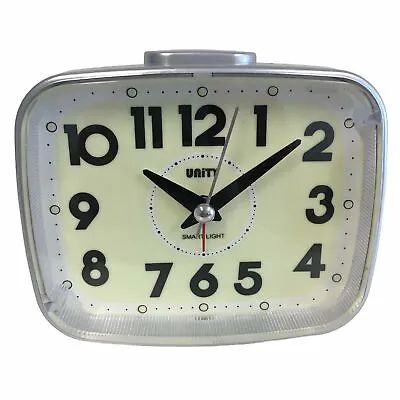 £17.99 • Buy Super Luminous Alarm Clock In Silver