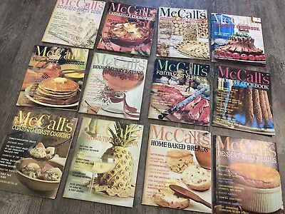Lot Of 12 Vintage McCall's Cookbook Collection 1974 Vintage • $25