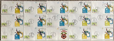 UEFA European Championships 1980 First Day Cover Full Set Of 15 • $62.11