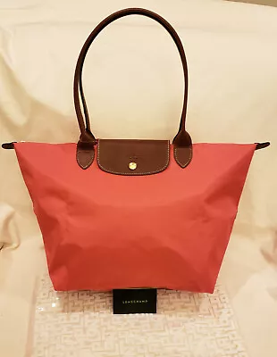 Longchamp Le Pliage Shopping Modele Depose Handbag/Shoulder Bag Sz- L Pink • $149.98