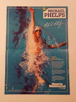Michael Phelps Sidney Crosby Sports Illustrated For Kids Poster 15x11 Penguins • $3.25