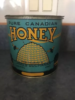 Vintage Pure Canadian 4LB  Honey Tin • $21.13