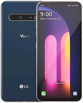 LG V60 ThinQ 5G LMV600VM (VERIZON+ GSM UNLOCKED)  GSM 128GB Classy Blue 7/10 • $169.90