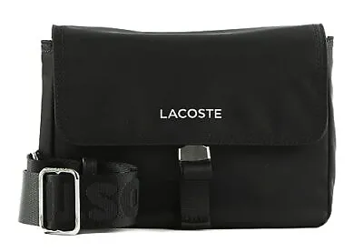 [Lacoste] Active Nylon Flap Top Logo Shoulder Bag NU4491SG Dark Navy • $298.77