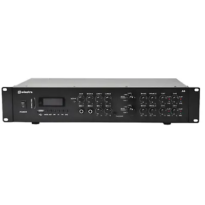 Adastra A4 4 Channel Stereo PA Amplifier 4x 200W 4Ohm With Bluetooth • £208.99