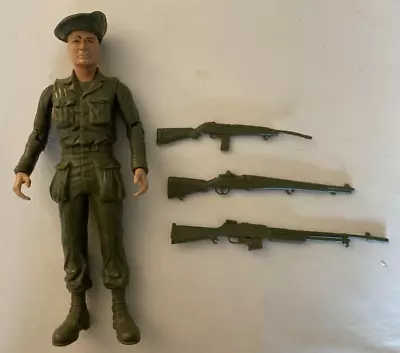 Marx 11  Toy Soldier Stony Stonewall Smith W/beret & Guns • $19.99