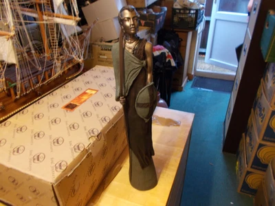 £80 • Buy 1998 Soul Journeys Maasai Stacy Bayne Ol-murrani Fearless Sentinel Figurine.