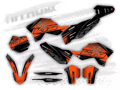 NitroMX Graphic Kit For KTM SX SXF 125 250 450 2007 2008 2009 2010 Motocross MX • $159.90