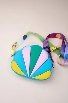 *cute Kawaii Aqua Seashell Handbag Purse Crossbody/baby Kids Toddler Women • $11.90