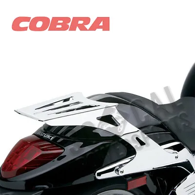 06-09 SUZUKI VZR1800: Cobra Formed Solo Luggage Rack - Chrome (CHROME) 02-4345 • $309.40