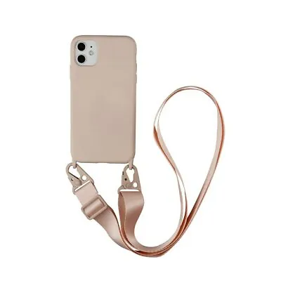 Silicone Chain Necklace Phone Case For IPhone 12 SE 11 X 8 7 Lanyard Neck Strap • $14.99