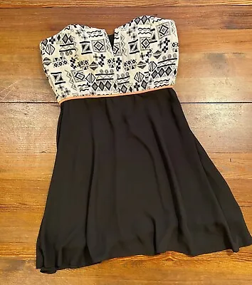 MYNE Ashley Ann Strapless Dress Size 2 New With Tag Lined Flowy Skirt • $45