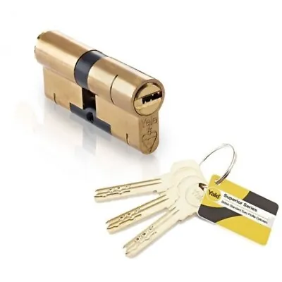YALE UPVC Door Lock Superior Euro Cylinder Anti Snap Bump High Security Barrel • $16.18