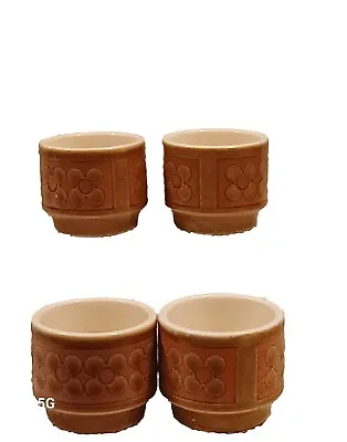 Vintage Hornsea Pottery Saffron Egg Cups  Set X 6  1970s • £26.06