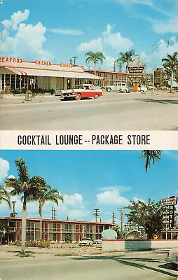 Vintage Punta Gorda Fl Roadside Postcard Shrimp House Motel & Cafe 080123 S • $5.69