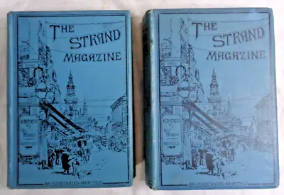 1908 Churchill My African Journey Sherlock Holmes STRAND MAGAZINE Vols 35 & 36 • $277.85