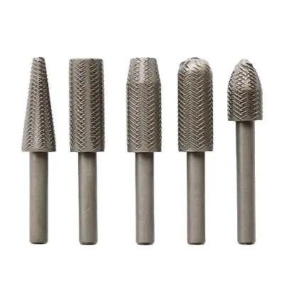 5pcs 6cm Metal Cutter Drill Bits Rotary Bits Rasp For Steel Grinding Carving C • $13.96