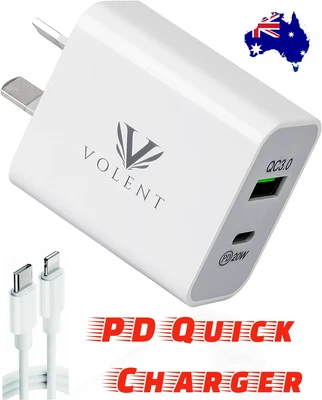 $4.99 • Buy 20W USB Type-C Wall Adapter PD Power Fast Charger For IPhone 14 13 12 Pro IPad