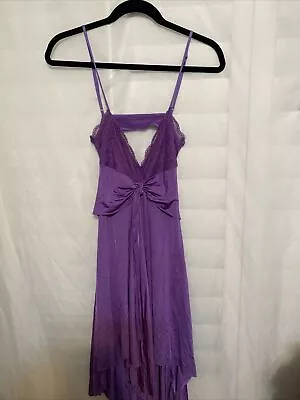 Marciano Women's Dress Purple Spaghetti Strap Size Small P Made In USA • $26.25