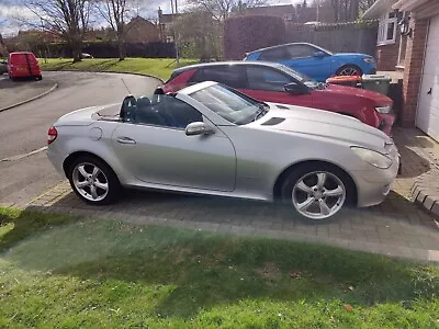 2004 Mercedes SLK 200 Tip Auto CONVERTIBLE AIR SCARFS HEATED SEATS 63k • £3250