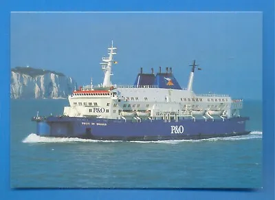 Pride Of Bruges.p&o.dover-zeebrugge Ferry.postcard • £3.50