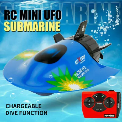 Underwater Sightseeing Model Boat Mini U-Boat RC Micro Submarine High Speed • $18.07