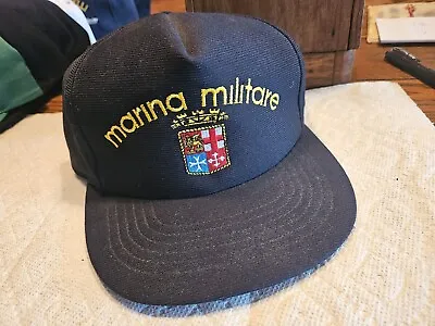 Vintage Original Italian Navy Hat MARINA MILITARE Nice! • $9.99
