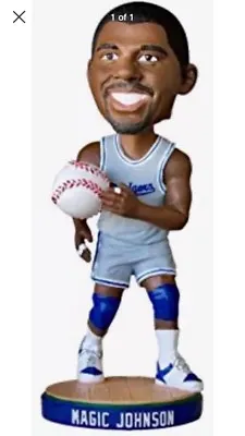 Nib 2014 Mlb Los Angeles Dodgers Magic Johnson Bobblehead Sga Lakers • $29.99